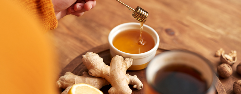 Mit Honig gegen Halsschmerzen und Husten - Honig Verband